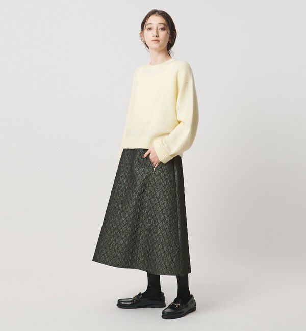 UNITED ARROWS「ダイヤ キルト フレア スカート」|スカート|