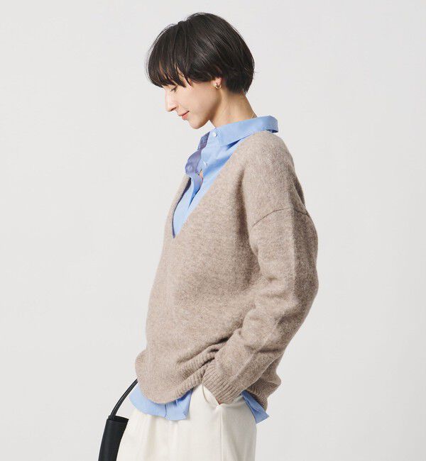 UNITED ARROWS「ディープ Vネック プルオーバー ニット」|ニット・セーター|