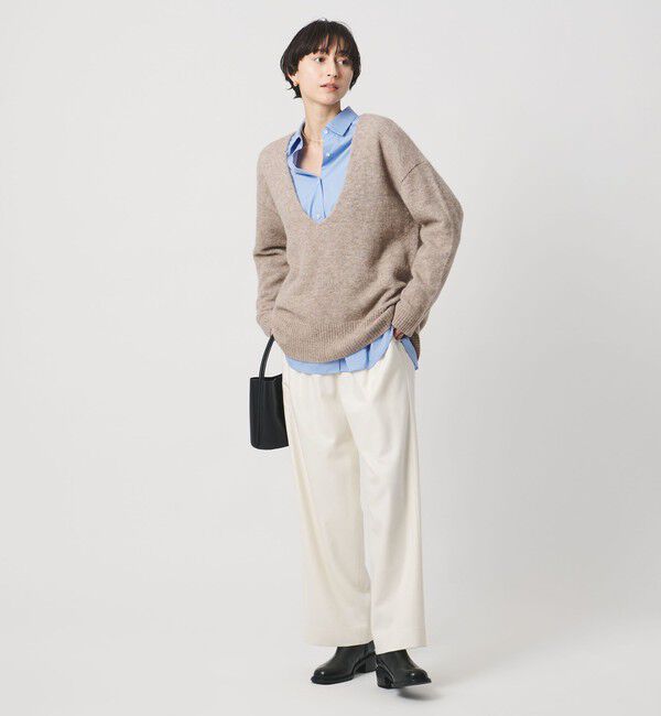 UNITED ARROWS「ディープ Vネック プルオーバー ニット」|ニット・セーター|