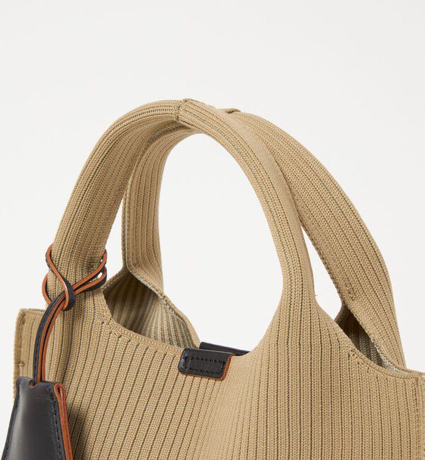 UNITED ARROWS「＜hALON＞ストライプ ニット トートバッグS」|トートバッグ|