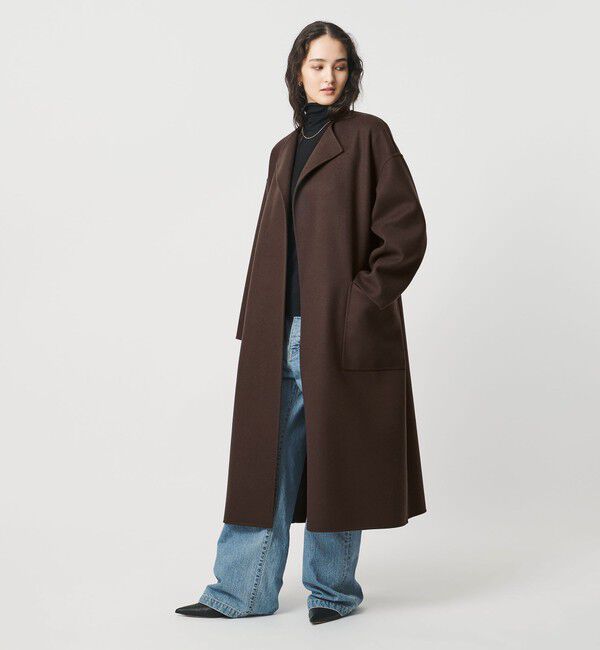 UNITED ARROWS「ウール リバー ロング コート」|ダッフルコート|