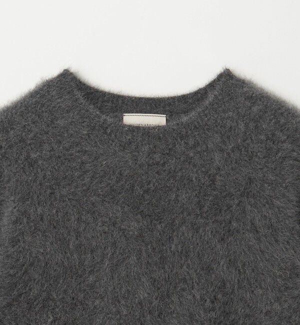 UNITED ARROWS「フォックスカシミヤ ハーフスリーブ Tニット」|ニット・セーター|