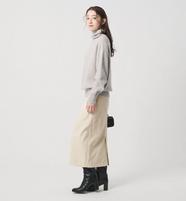 UNITED ARROWS「スエードライク タイトスカート ‐ウォッシャブル‐」|タイト|