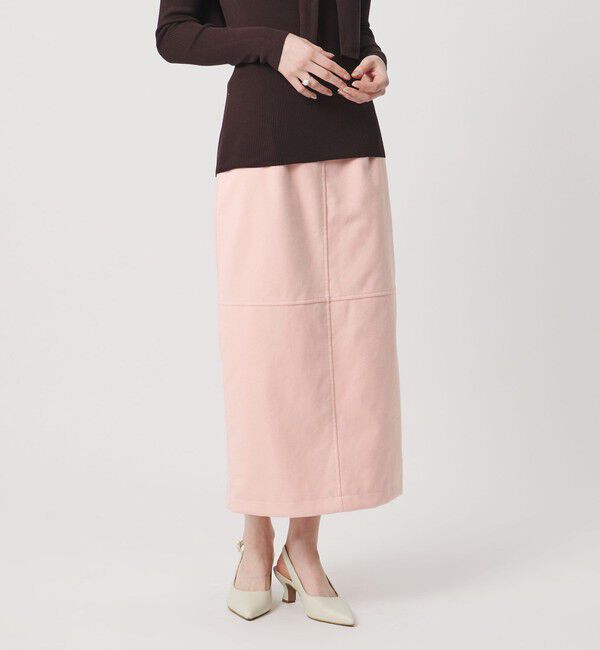 UNITED ARROWS「スエードライク タイトスカート ‐ウォッシャブル‐」|タイト|