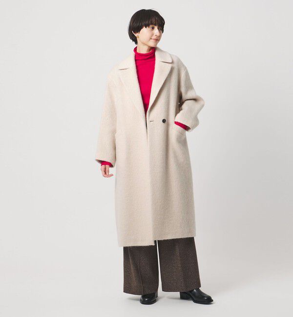 UNITED ARROWS「シャギー ビッグ テーラード コート」|チェスターコート|