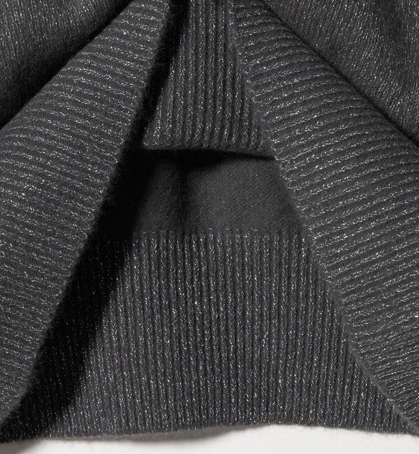 UNITED ARROWS「フォックス ウール ラメ Vネック ニット」|ニット・セーター|