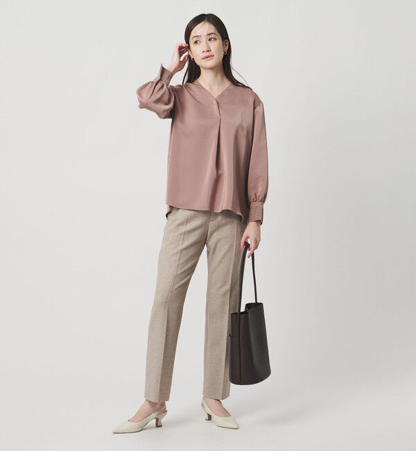 UNITED ARROWS「クラス ツイード ストレート パンツ」|チノ|