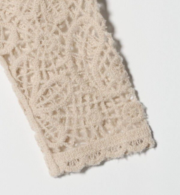 UNITED ARROWS「クロシェ ポロ カーディガン」|カーディガン|