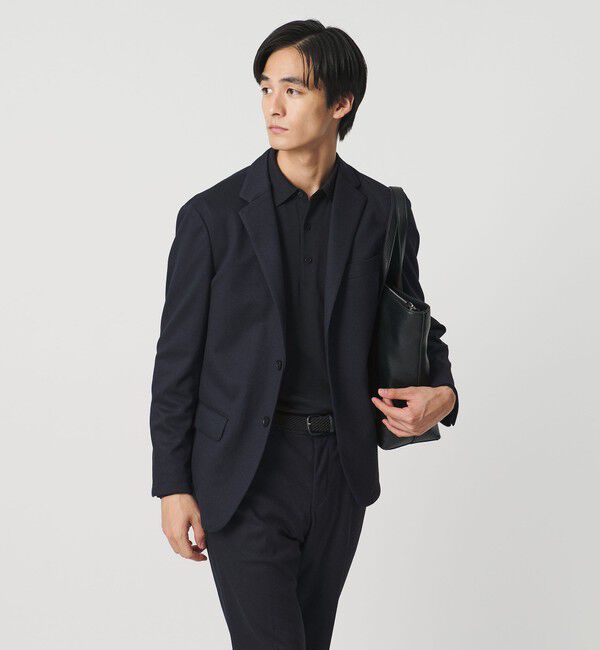 UNITED ARROWS「ホームスパン ジャージー シングル2ボタン テーラードジャケット UA COZY ウォッシャブル ヨコストレッチ 」|スーツ|