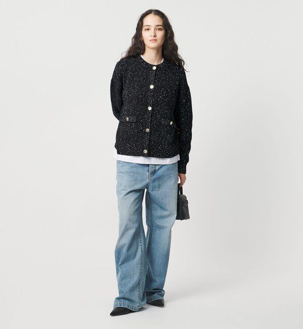 UNITED ARROWS「ミックス カラー カーディガン」|カーディガン|