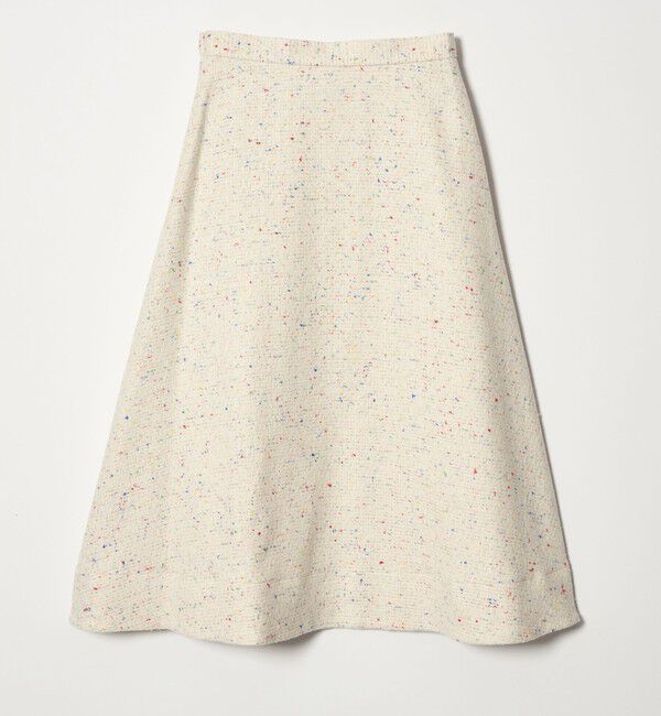 UNITED ARROWS「シルクネップ ツイードライク スカート」|フレア|