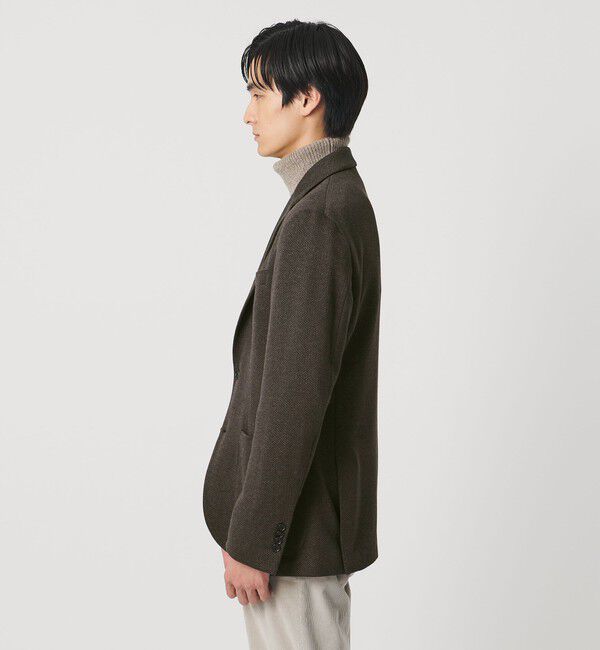 UNITED ARROWS「ヘリンボーン ジャージ シングル2ボタン テーラードジャケット COMFORT EASY‐MODEL」|テーラードジャケット|