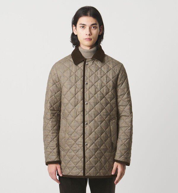 UNITED ARROWS「【別注】＜MACKINTOSH＞CROCKETFORD EX/キルティング チェック フーデッドコート」|その他|