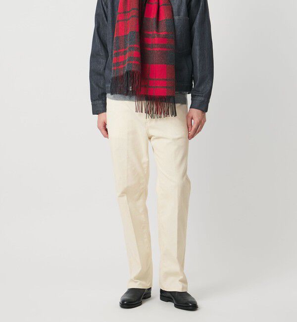 UNITED ARROWS「ハイマウント コーデュロイ ロデオストレートパンツ」|チノ|