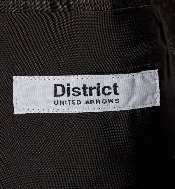 UNITED ARROWS「＜District＞ブラウン ツイード ジップブルゾン」|ブルゾン・スタジャン|