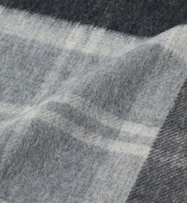 UNITED ARROWS「カシミヤ リバーシブル チェックマフラー」|マフラー|