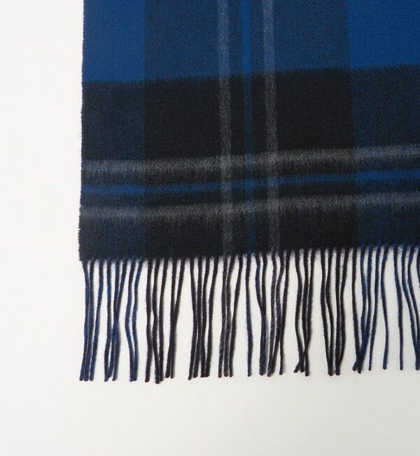 UNITED ARROWS「カシミヤ リバーシブル チェックマフラー」|マフラー|