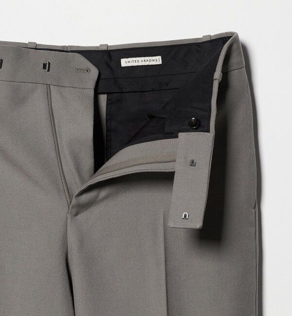 UNITED ARROWS「セーラーサージ ワイドストレート スラックス」|スラックス|
