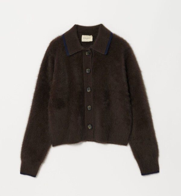 UNITED ARROWS「フォックスカシミヤ ニットポロ カーディガン」|カーディガン|