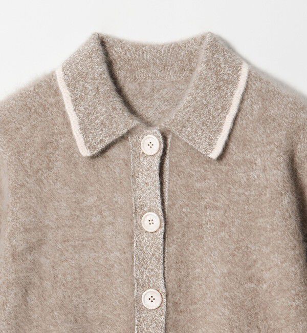 UNITED ARROWS「フォックスカシミヤ ニットポロ カーディガン」|カーディガン|