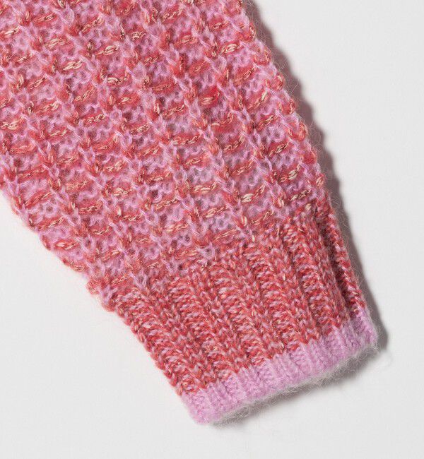 UNITED ARROWS「カラーミックス インレイド カーディガン」|カーディガン|