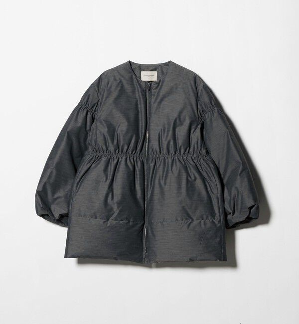 UNITED ARROWS「ペプラム ミドル ダウンコート」|ダウン|