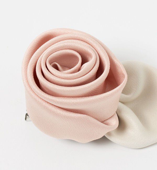 UNITED ARROWS「サテン ローズ コサージュ」|ブローチ・コサージュ|