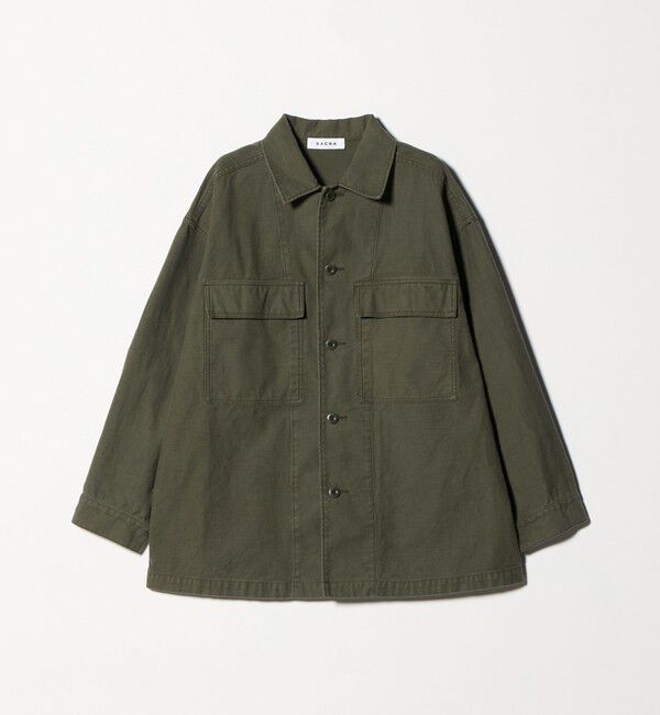 UNITED ARROWS「＜SACRA＞ミリタリージャケット」|ミリタリージャケット|OLIVE