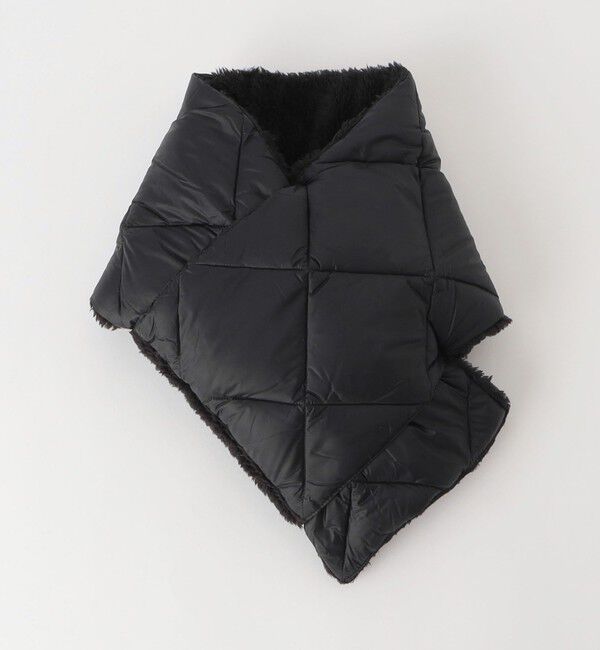UNITED ARROWS green label relaxing「＜TAION＞ダウン スカーフ」|マフラー|BLACK