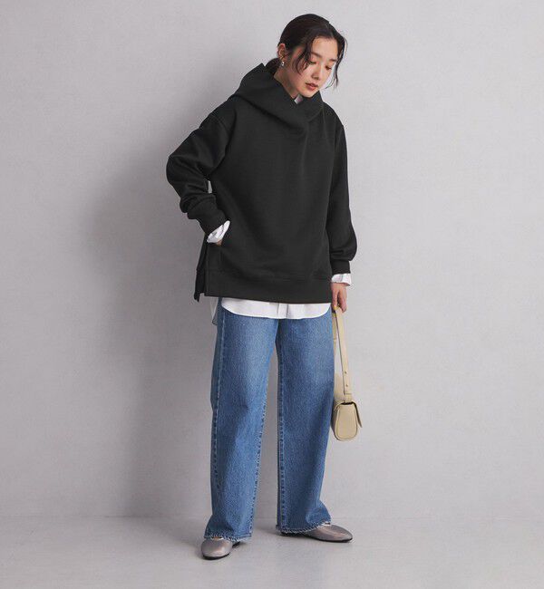 UNITED ARROWS green label relaxing「【WEB限定】＜at ease＞ダンボール フーディ」|パーカー|