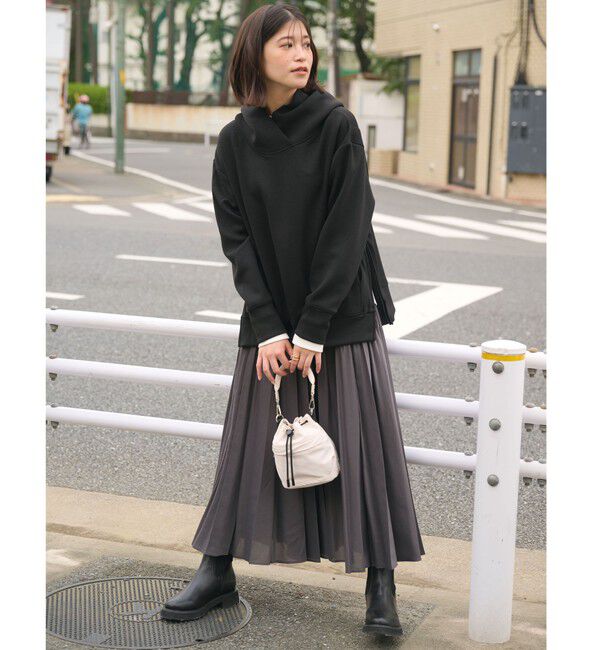 UNITED ARROWS green label relaxing「【WEB限定】＜at ease＞ダンボール フーディ」|パーカー|