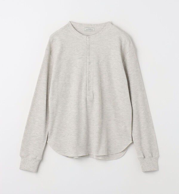 UNITED ARROWS green label relaxing「＜at ease＞ヘンリーネック ワッフル プルオーバー カットソー」|Tシャツ・カットソー|