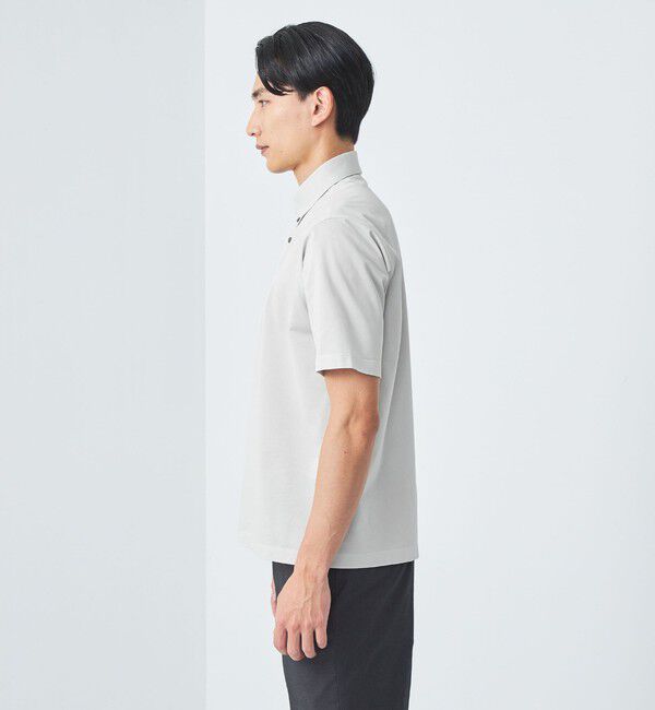 UNITED ARROWS green label relaxing「DUADRY CLEAN バーズアイ ボタンダウン ポロシャツ -吸水速乾・抗菌-」|ポロシャツ|