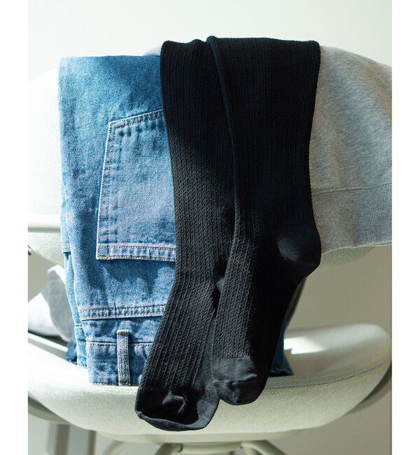 UNITED ARROWS green label relaxing「＜MAEE＞コンプレッション ソックス（コットンシアー）」|ソックス|