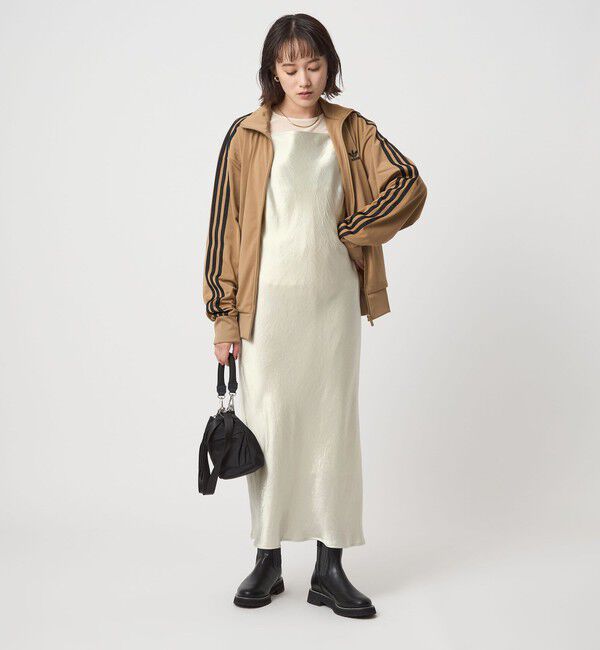 UNITED ARROWS green label relaxing「サテン キャミソール ワンピース」|ワンピース|