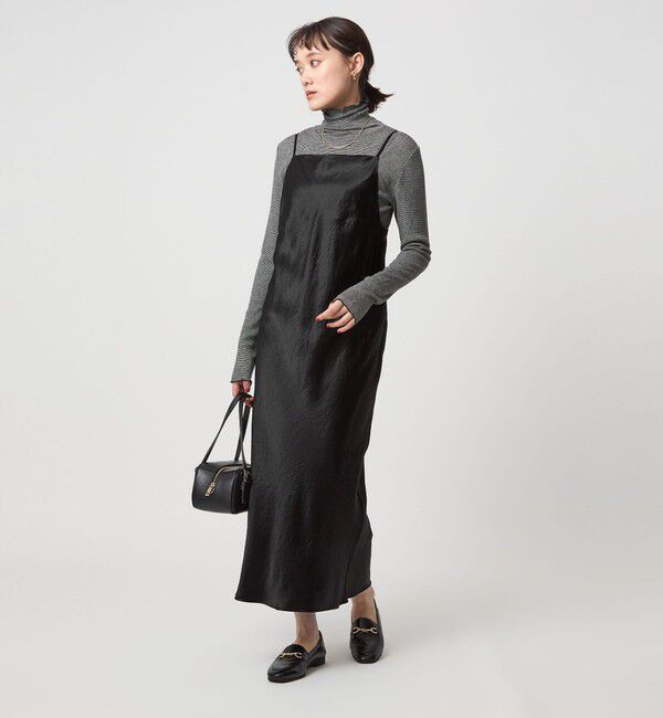 UNITED ARROWS green label relaxing「サテン キャミソール ワンピース」|ワンピース|
