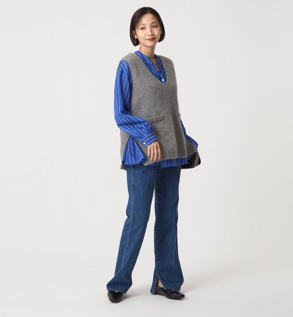 UNITED ARROWS green label relaxing「ミルフィーユフレアブラウス」|シャツ・ブラウス|