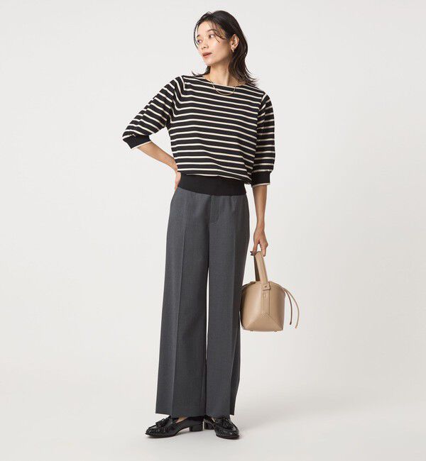 UNITED ARROWS green label relaxing「フォルムスリーブ ニット プルオーバー -ウォッシャブル-」|ニット・セーター|