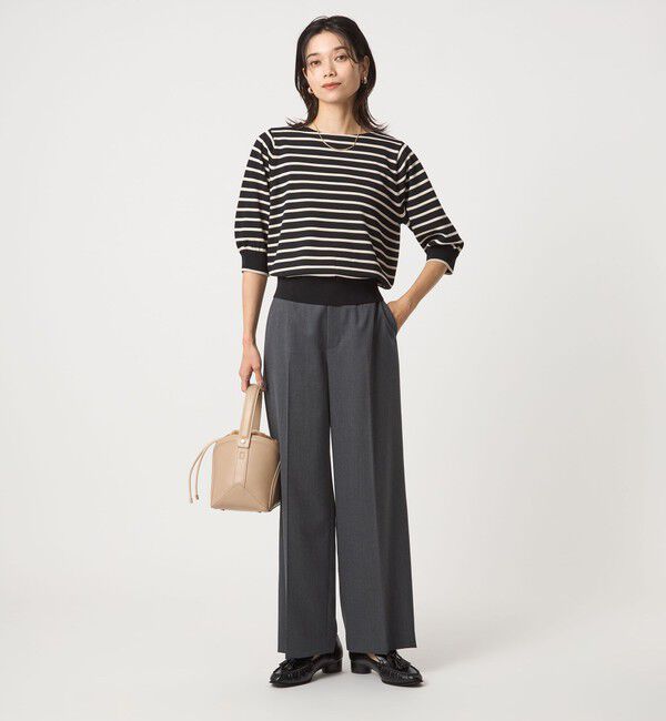 UNITED ARROWS green label relaxing「フォルムスリーブ ニット プルオーバー -ウォッシャブル-」|ニット・セーター|