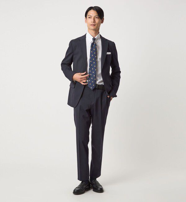 UNITED ARROWS green label relaxing「A+ TWPU サージ スリム アジャスター セットアップパンツ -ウォッシャブル・ストレッチ-」|スーツ|