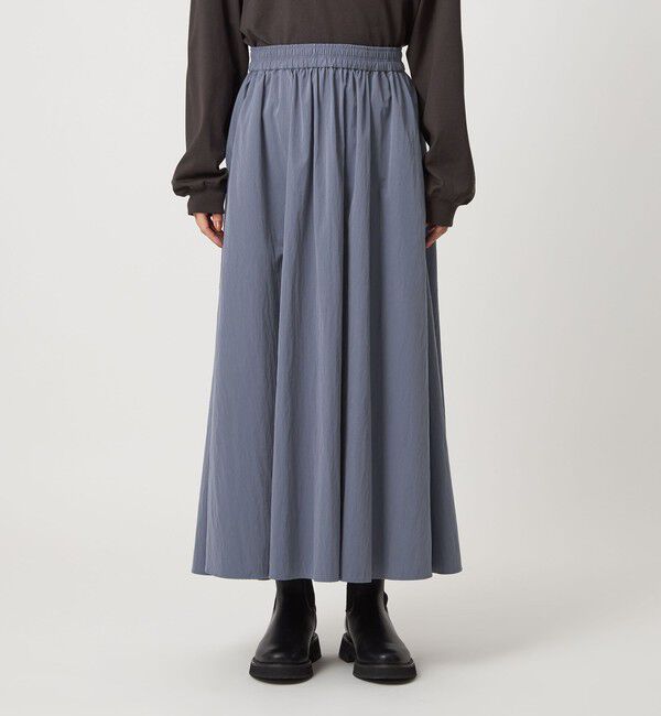 UNITED ARROWS green label relaxing「ボリューム ギャザー スカート」|フレア|