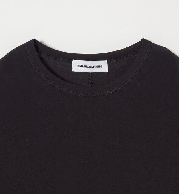 EMMEL REFINES「＜EMMEL REFINES＞EM クルーネック ロングスリーブ Tシャツ」|Tシャツ・カットソー|