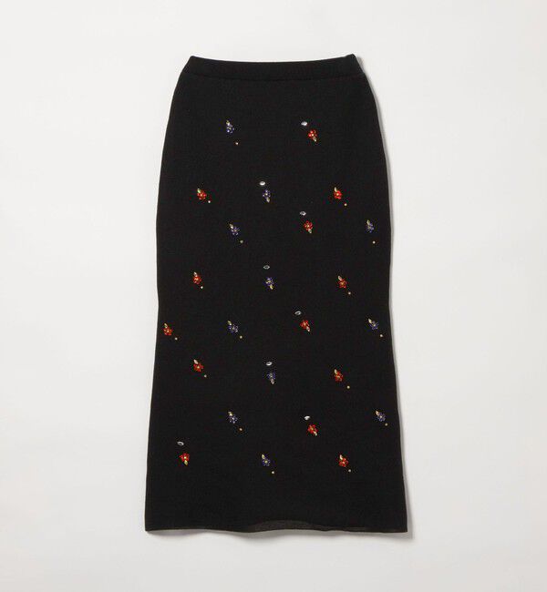 EMMEL REFINES「＜EMMEL REFINES＞EM フラワービジュー ニット スカート」|スカート|