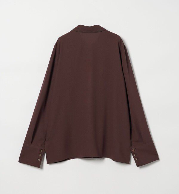 EMMEL REFINES「＜EMMEL REFINES＞EM パイピングエリ トロミシャツ」|シャツ・ブラウス|