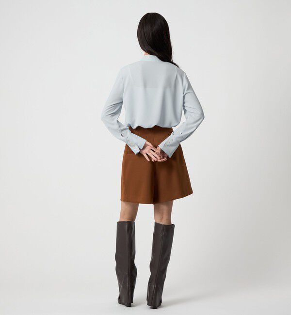 EMMEL REFINES「＜EMMEL REFINES＞EM パイピングエリ トロミシャツ」|シャツ・ブラウス|