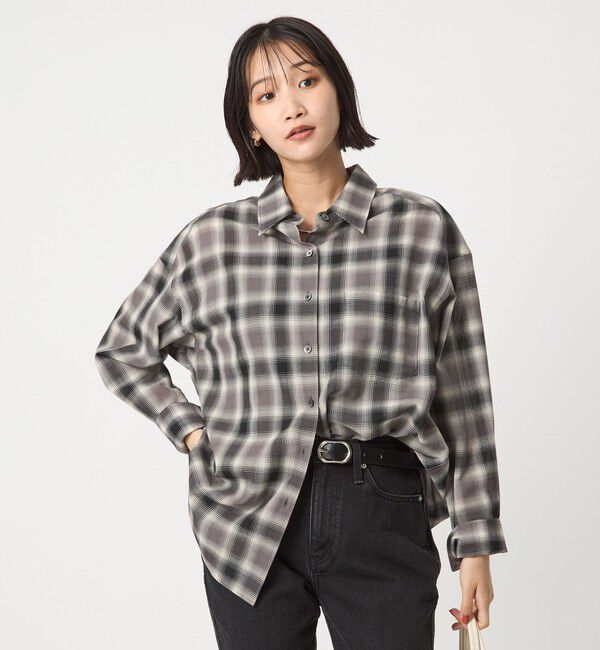 UNITED ARROWS green label relaxing「［size SHORTあり］ウール混ボイル シャツ -ウォッシャブル-」|シャツ・ブラウス|その他1