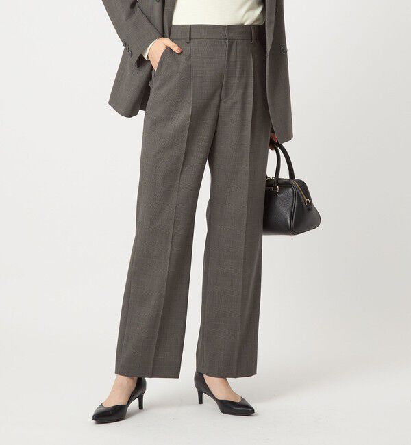 UNITED ARROWS green label relaxing「［size SHORT/TALLあり］カチリラ ストレート パンツ -ウォッシャブル・ストレッチ-」|スラックス|