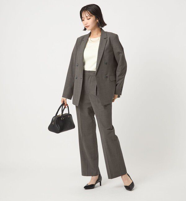 UNITED ARROWS green label relaxing「カチリラ ダブル ジャケット -ウォッシャブル・ストレッチ-」|テーラードジャケット|