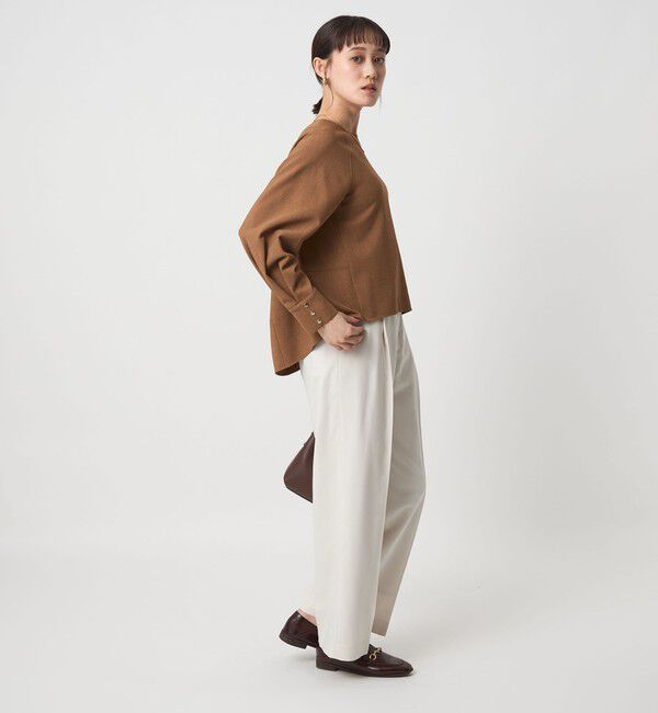 UNITED ARROWS green label relaxing「ソフトジョーゼット プルオーバー -マシンウォッシャブル・ストレッチ-」|シャツ・ブラウス|