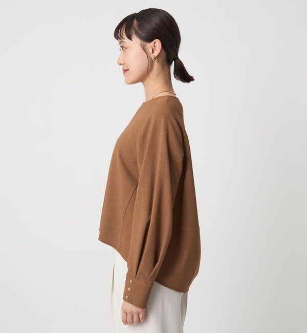 UNITED ARROWS green label relaxing「ソフトジョーゼット プルオーバー -マシンウォッシャブル・ストレッチ-」|シャツ・ブラウス|